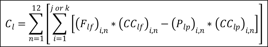 Subpart X: Equation X-2
